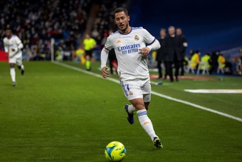 Hazard não sairá em janeiro do Real Madrid. EFE / Rodrigo Jiménez