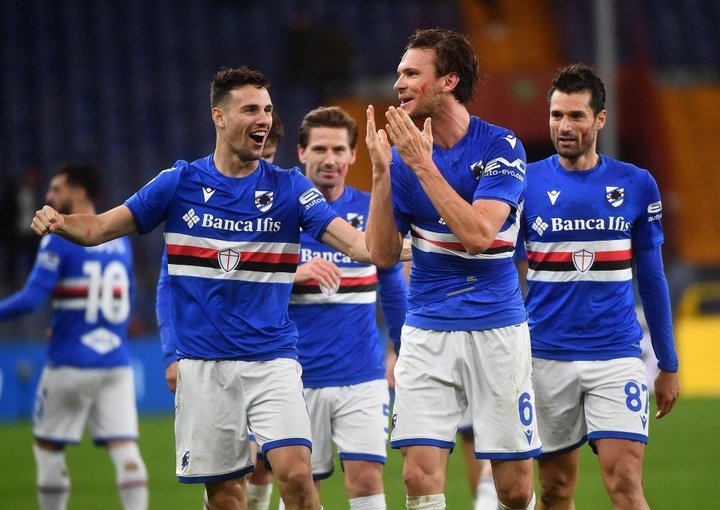 Una remontada aleja a la Sampdoria del descenso