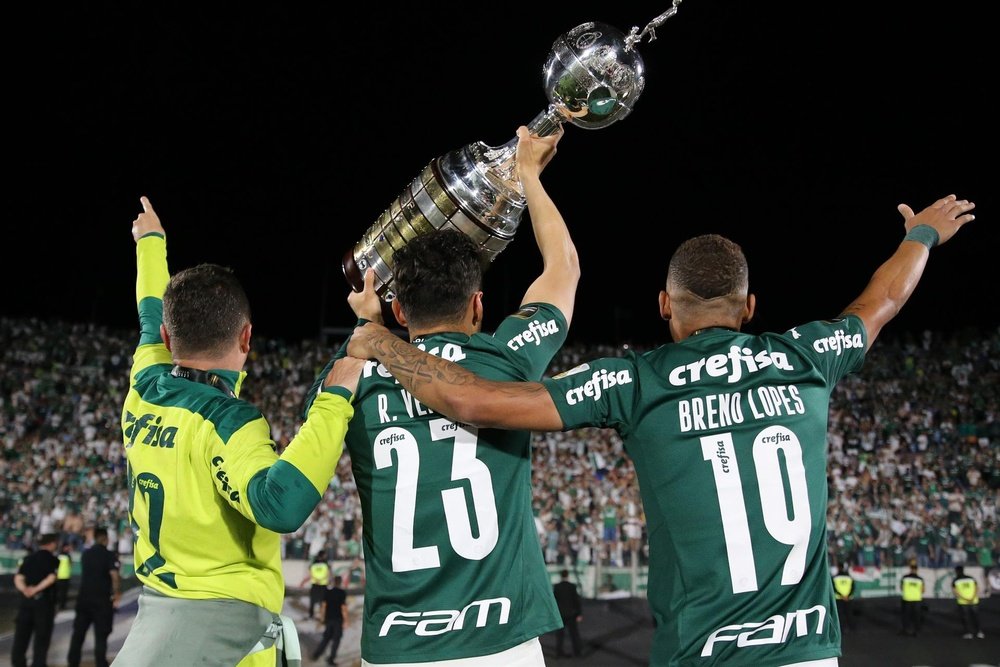 Seleção da Libertadores 2021 tem maioria de jogadores do campeão Palmeiras. EFE
