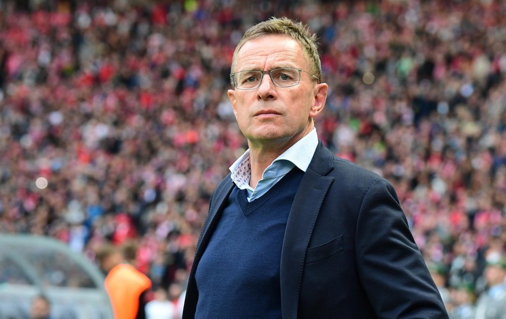 Ralf Rangnick à un match. EFE