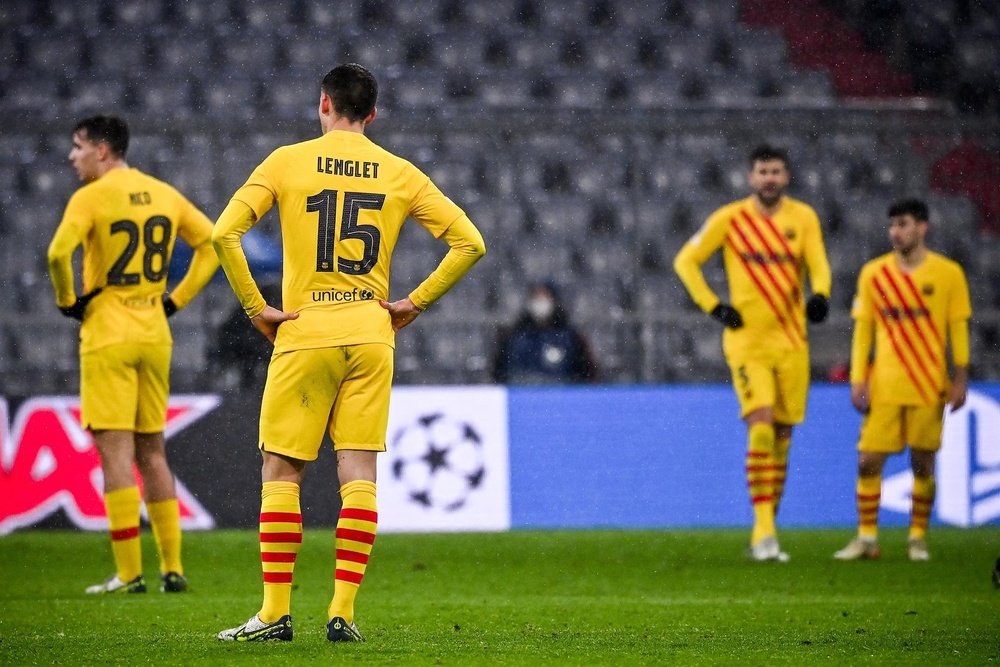 El seleccionador de Francia Sub 21 cree que Lenglet se irá del Barcelona. EFE