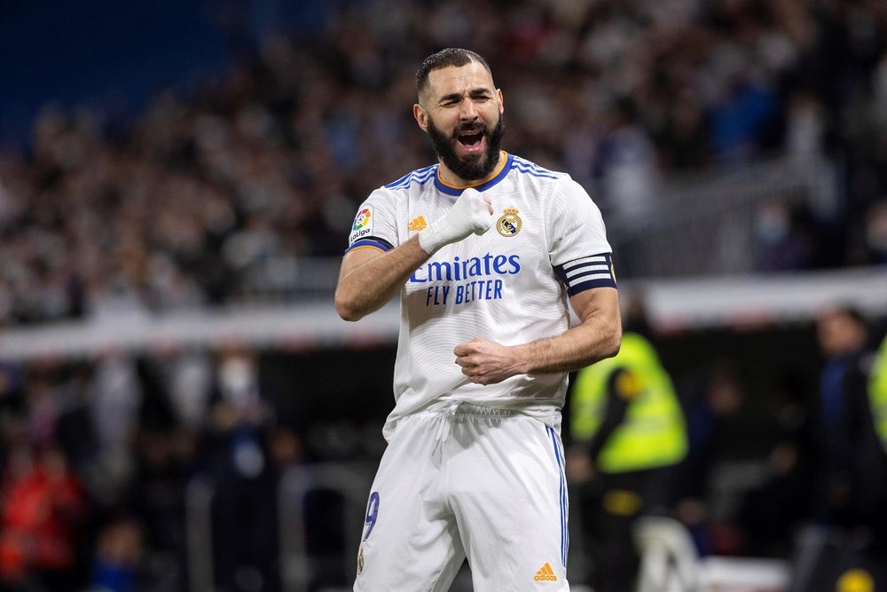 Benzema marcó el 1-0 y fue sustituido. EFE