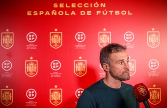 Luis Enrique, sélectionneur de l'Espagne. EFE/RFEF