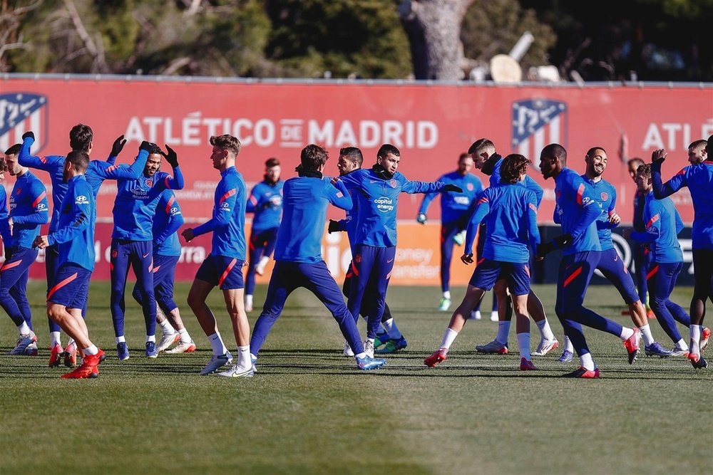 Novos cados de COVID-19 no Atlético de Madrid. AFP