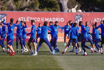 Novos cados de COVID-19 no Atlético de Madrid. AFP