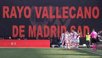 Sergi Guardiola y Catena firmaron los tantos en Vallecas. EFE