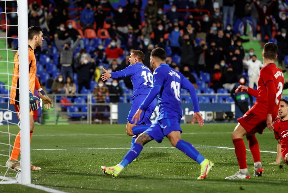 Darío Poveda dio el gol del triunfo. EFE