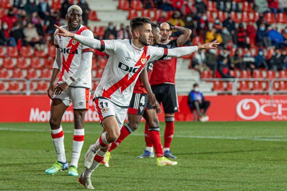 El Rayo venció 0-1 al Mirandés. EFE