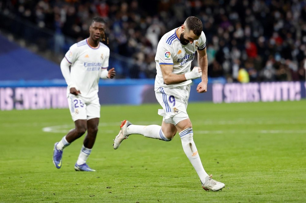 Karim Benzema a été un des grands protagonistes de la victoire du Real Madrid. EFE