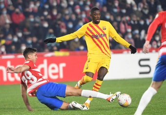 Ousmane Dembélé podría salir del Barcelona. AFP