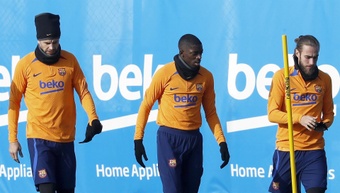 Dembélé tiene sus horas contadas en el Barça. EFE