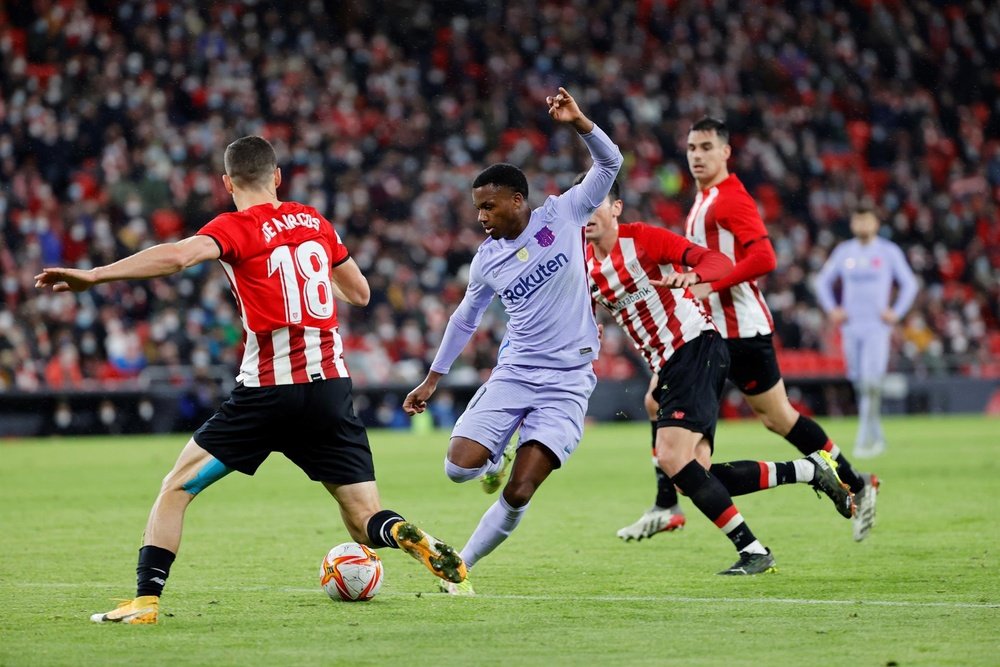 El Barcelona perdió 3-2 frente al Athletic. EFE