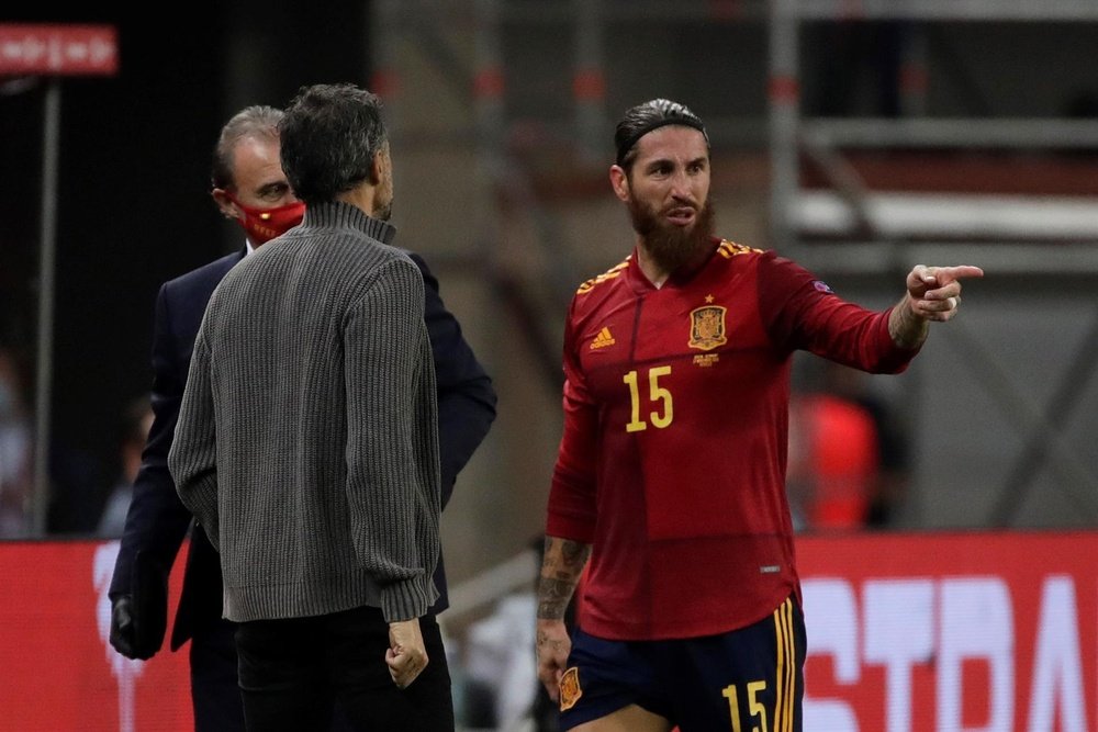 Sergio Ramos entra na pré-lista da Espanha para o Mundial. EFE