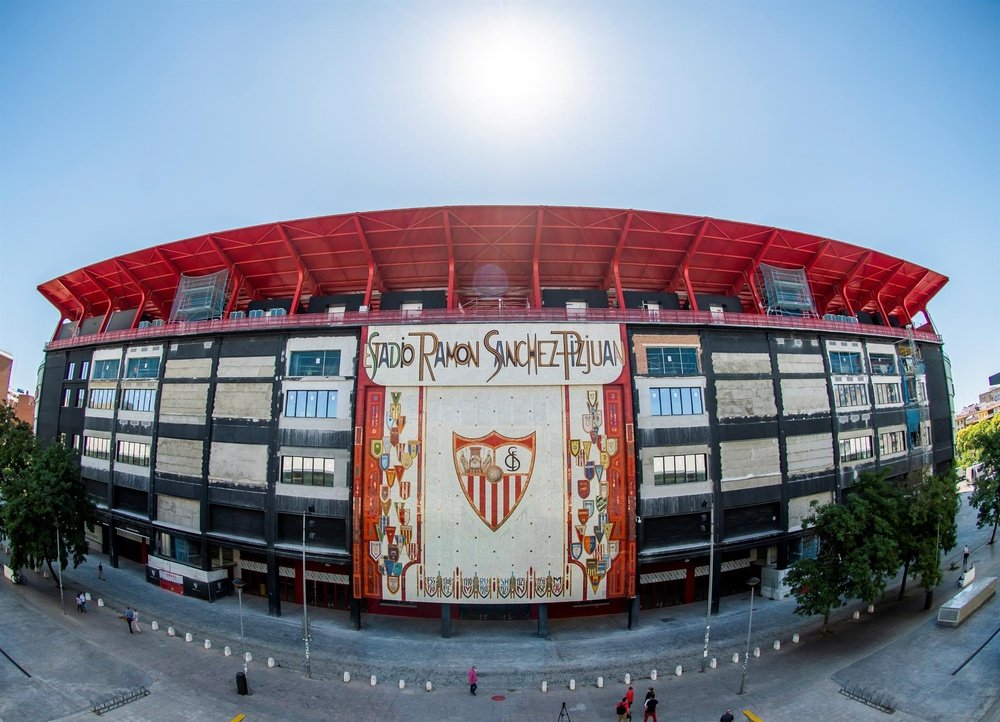 Vista del estadio del estadio Ramón Sánchez Pizjuán, en una imagen de archivo. EFE/Raúl Caro