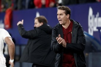 O treinador do Sevilla valoriza a Liga Europa. EFE