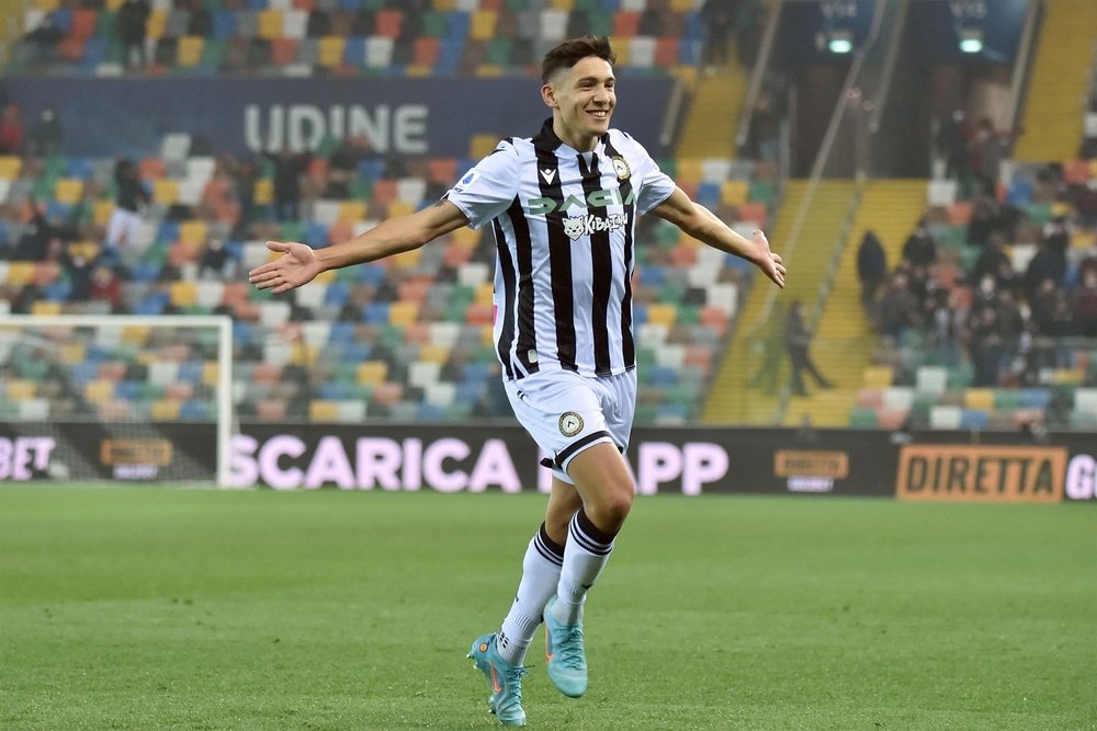 Udinese's general director wants Juve to sign his player. AFP