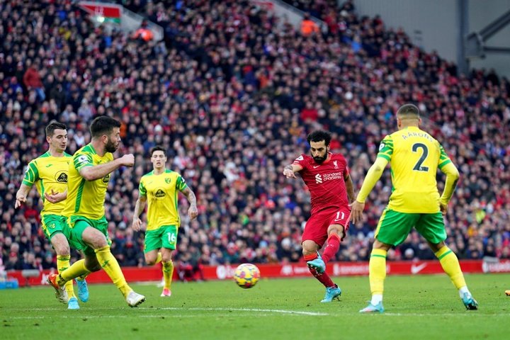 Luis Diaz gets first goal in a Liverpool shirt in 3-1 win over Norwich