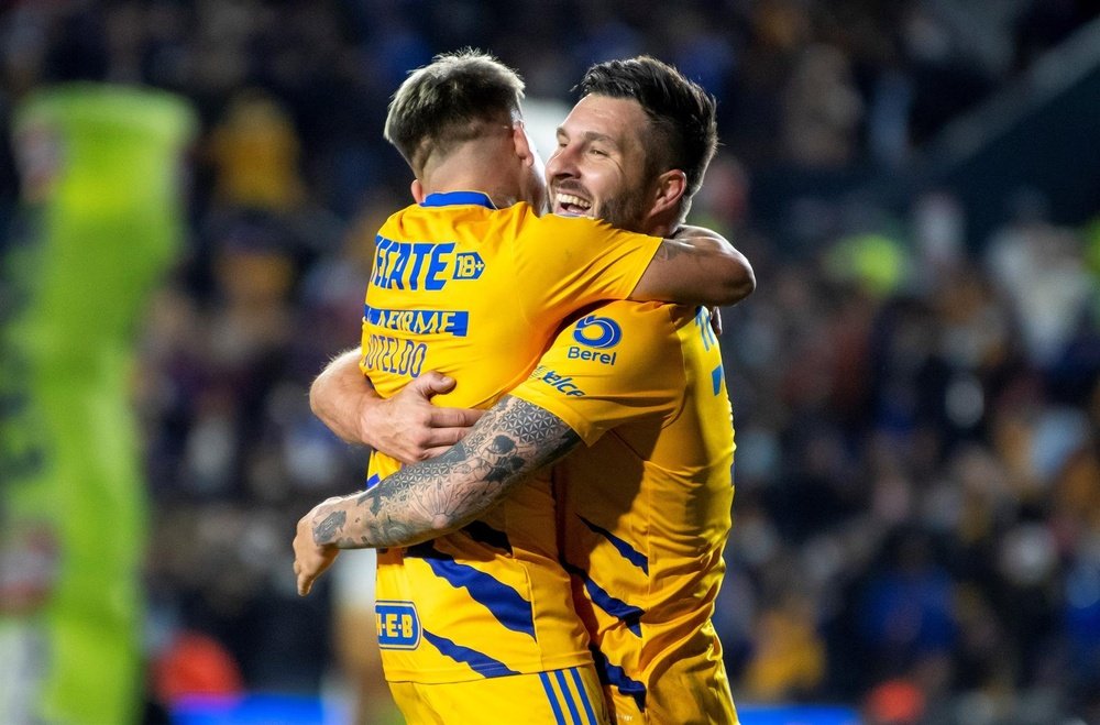 Soteldo elevó a Tigres a la cima del Clausura. EFE