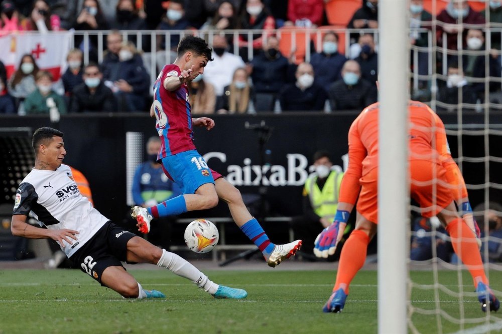 Valence n'avait plus encaissé 4 buts à la maison depuis 2018. EFE