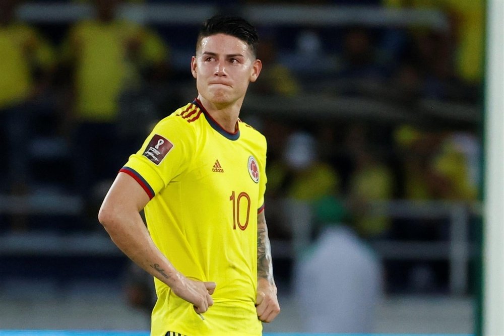 James planeia voltar à Colômbia para jogar no Junior.EFE