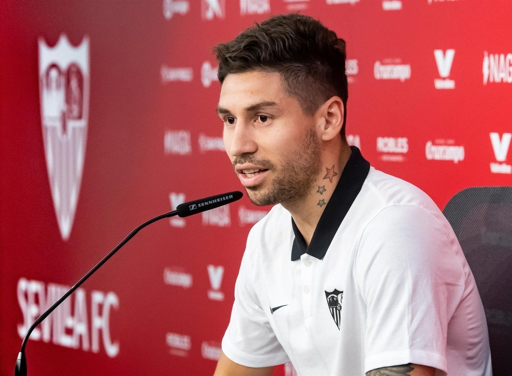 Gonzalo Montiel, en la mira de Flamengo. EFE