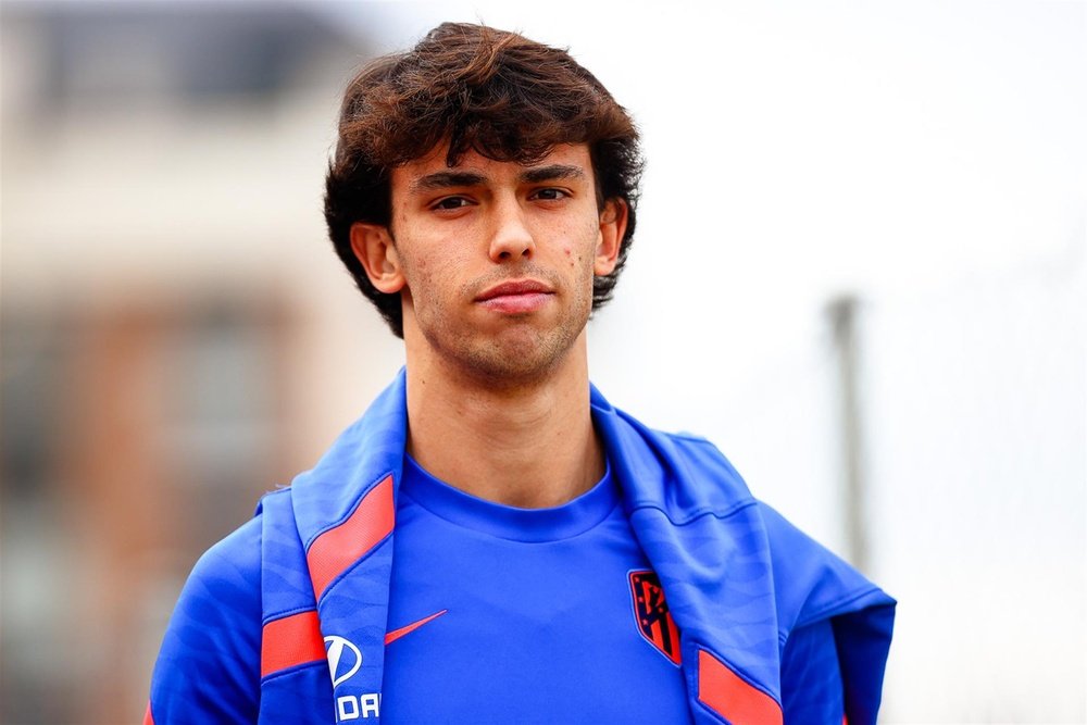 João Félix quiere seguir en el Atlético de Madrid. EFE