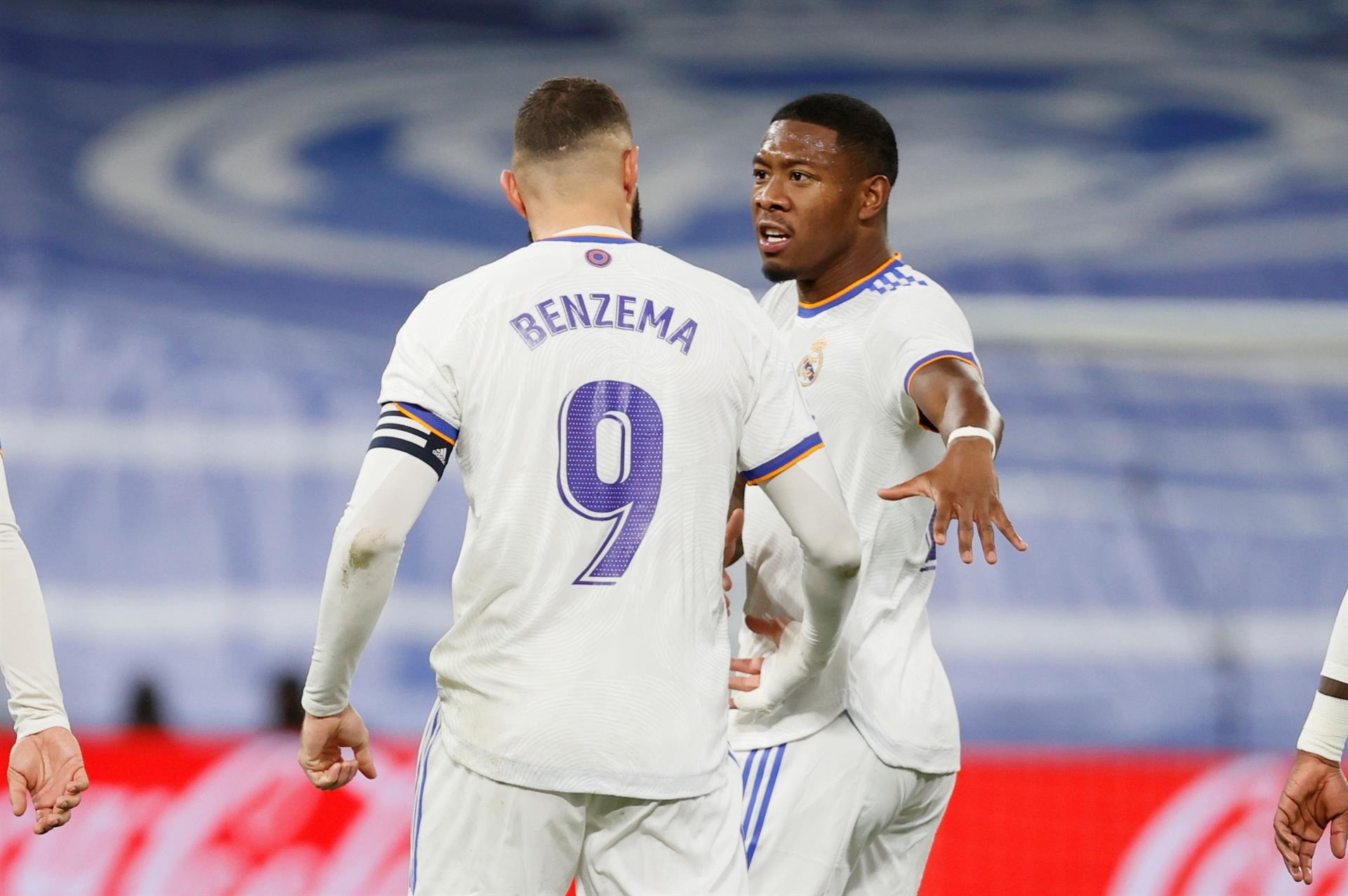 Alaba reviewed Madrid's current situation. EFE