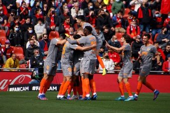 Valencia venceu o Mallorca por 1 a 0 com gol brasileiro. EFE/ Cati Cladera