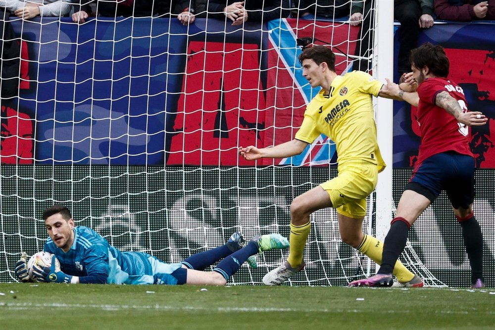 Osasuna bateu o Villarreal por 1 a 0. EFE/Jesus Diges