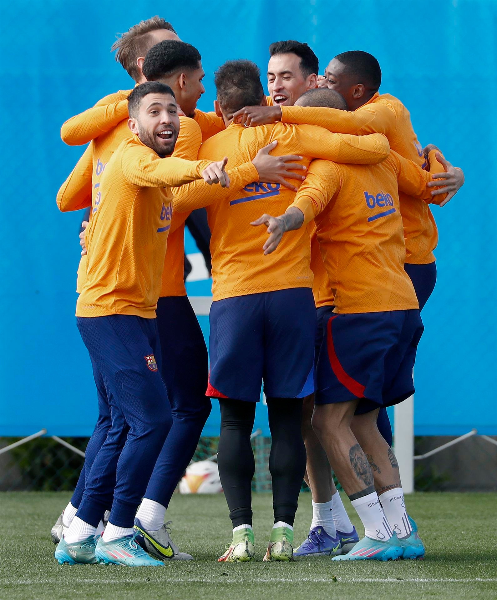 Le groupe du Barça pour affronter Galatasaray. EFE