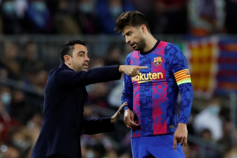 Pique is hoping to be fit at the last minute against Frankfurt. EFE