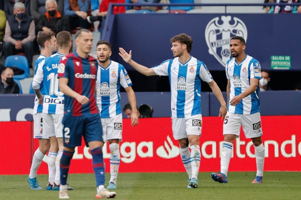 Dani Gómez deja al Espanyol con la miel en los labios. EFE