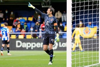 Diego López anunció su adiós al Espanyol. EFE