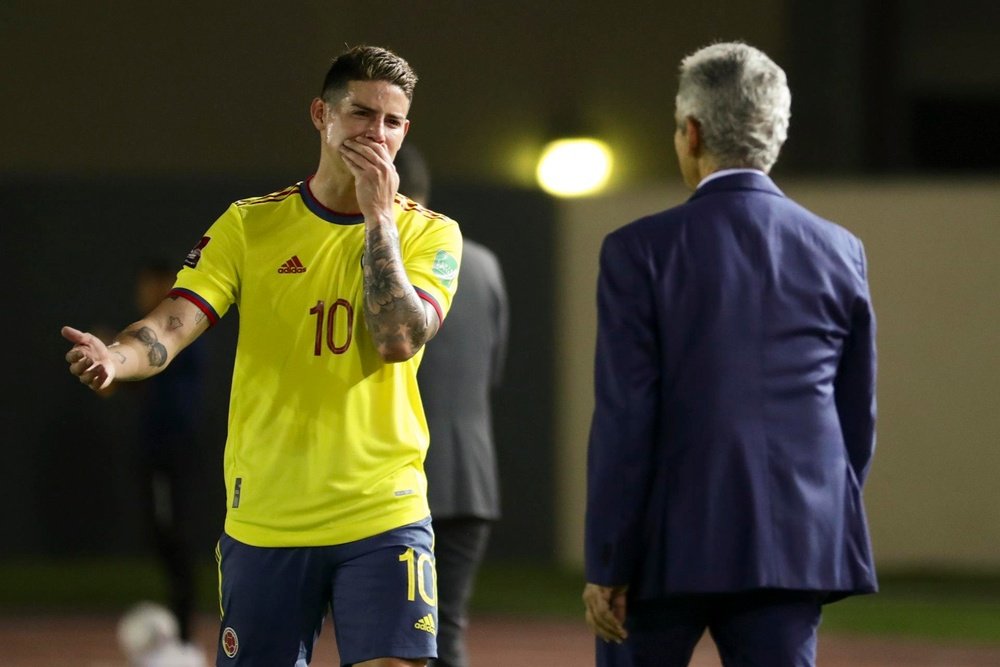 James Rodríguez sigue sin equipo tras su salida del Olympiacos. EFE