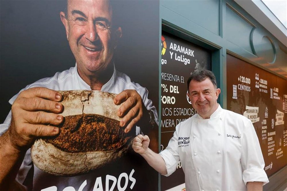 El chef piensa llevar su comida a otros tantos estadios españoles. EFE
