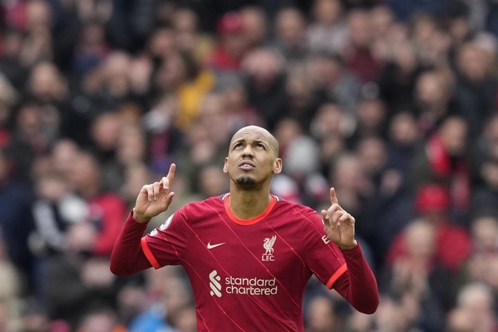 Fabinho's penalty completed Liverpool's 2-0 victory over Watford. AFP