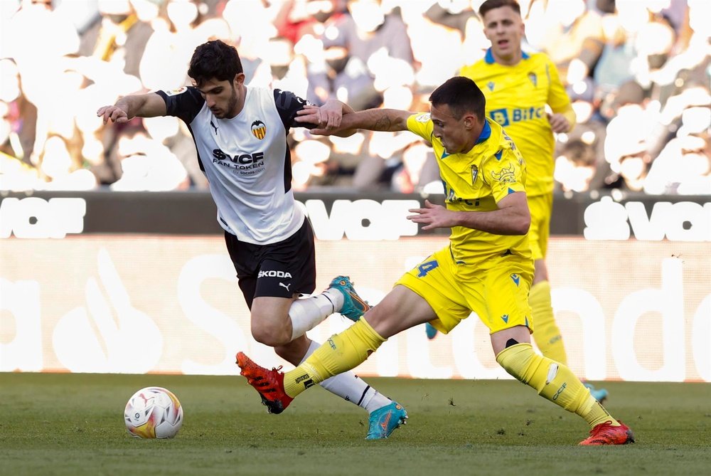 Depuis sa remontée en Liga, Cadix n'a perdu qu'une fois contre Valence. EFE