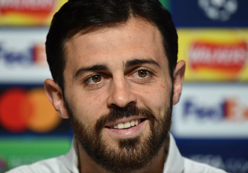 Bernardo Silva fala sobre o Atlético de Madrid. AFP