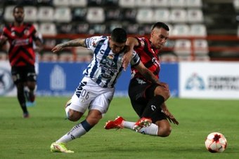 Pachuca y Tijuana empataron 0-0. EFE/David Martínez Pelcastre