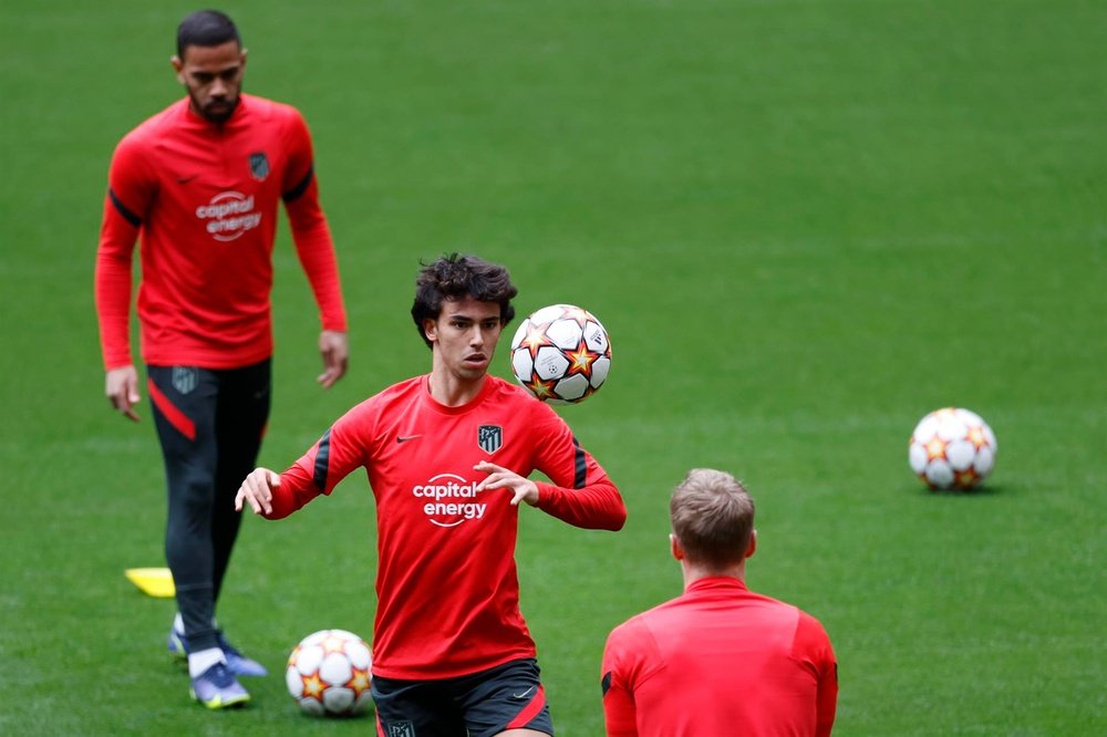 Joao Felix will continue in Simeone's team for next season. EFE