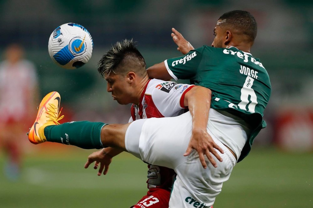 O Palmeiras segue forte e Jorge acredita na glória.AFP
