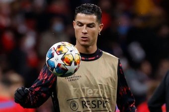 Cristiano Ronaldo dá boas-vindas a Ten Hag e manda recado. AFP