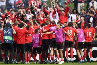 O Benfica está na final da Youth League.EFE