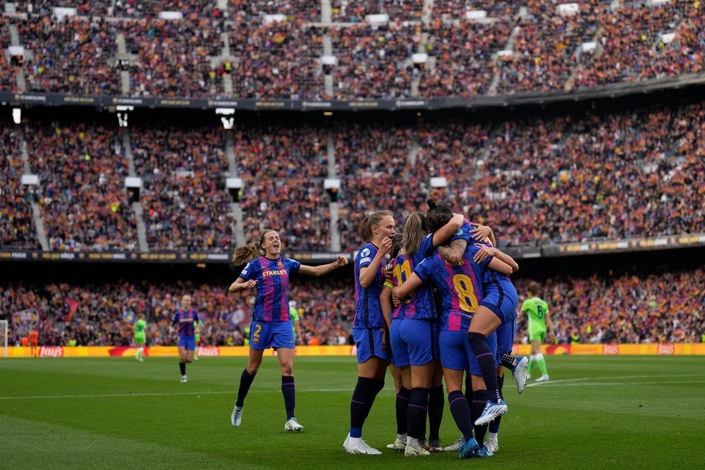 El Camp Nou volverá a abrir sus puertas al Barça Femenino. EFE