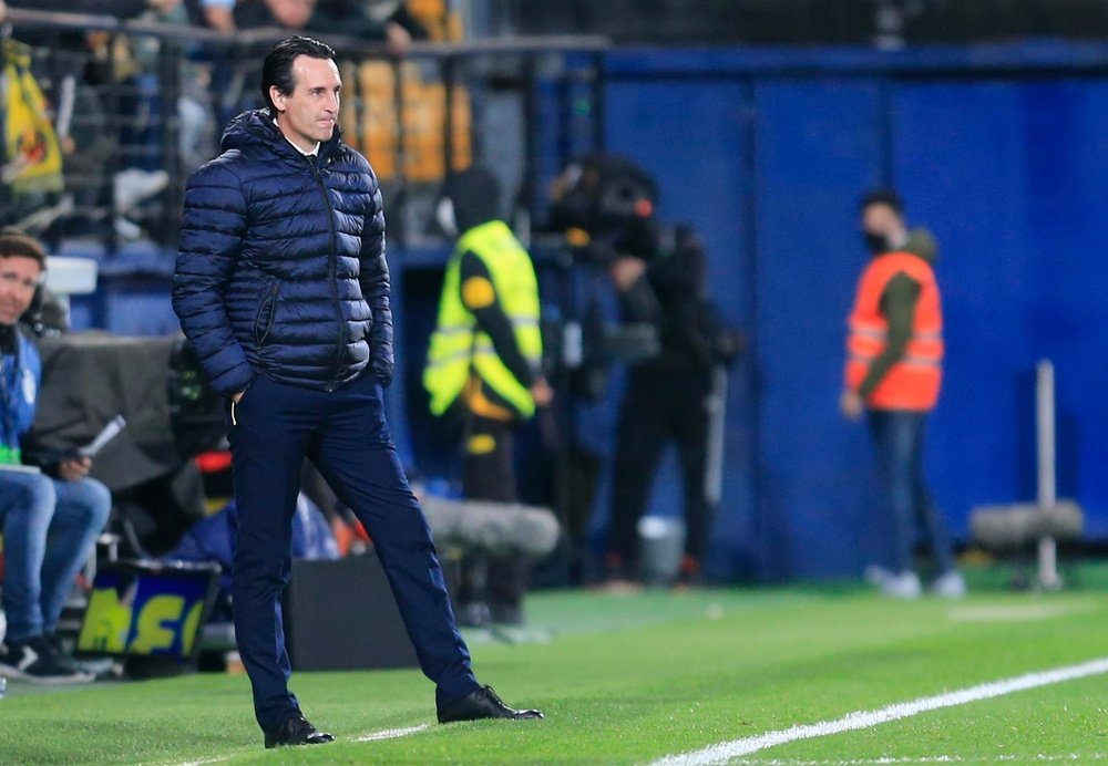 Emery se mostró feliz tras la victoria ante el Austria de Viena. EFE