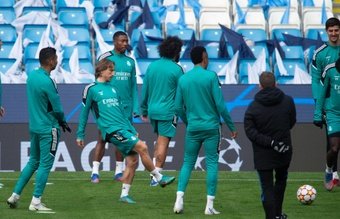 Casemiro and Alaba trained with the group: Ancelotti to decide at last minute