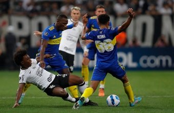 Boca Juniors empató a uno ante Corinthians. EFE/Archivo