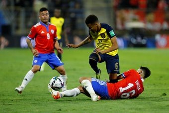 Chile claim Bryon Castillo was born in Colombia, not Ecuador. AFP