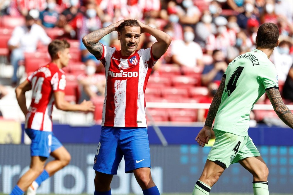 Griezmann podría volver al once. EFE