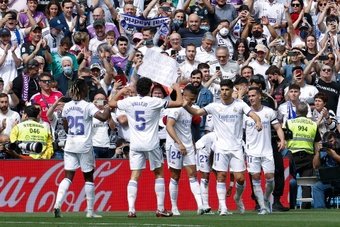 O Real Madrid vence em casa e é o campeão da LaLiga.EFE